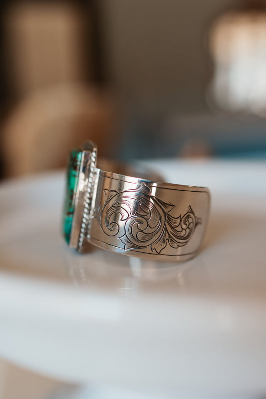 Hubei Mountain Turquoise Cuff